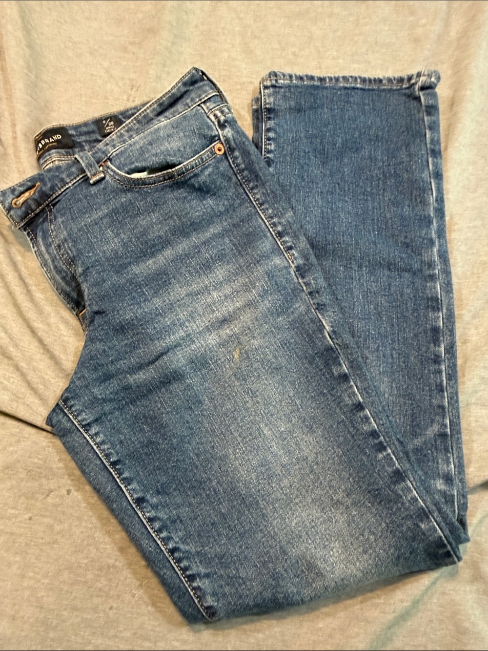Lucky Brand Women's Straight Jeans in Blue Denim